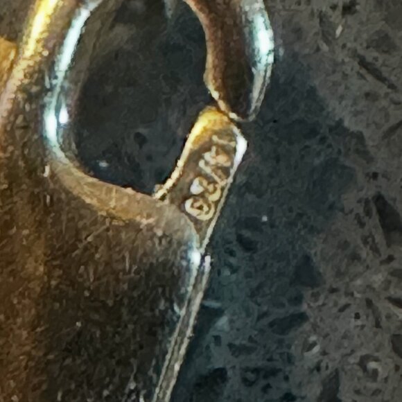 24k Gold Filled Mariner chain 20” length 4mm wide links Lobster Claw Clasp - Picture 6 of 10